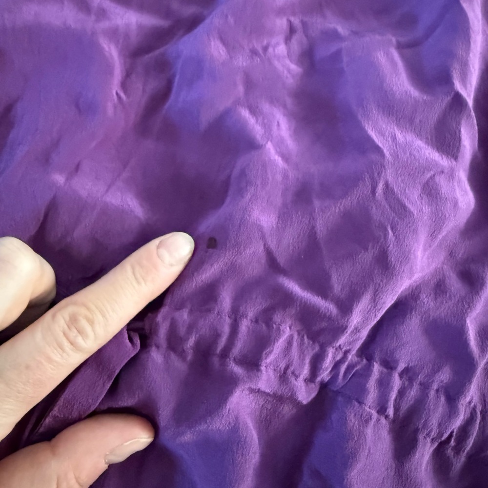 Rebecca Taylor Silk Purple Long-sleeve‎ Dress 2 - Picture 3 of 7